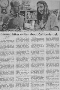 Colin Fletcher Andreas M Cohrs_California Hiking_Lassen Times
