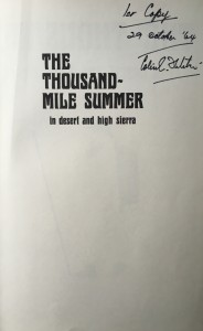 American West vintage books_Colin Fletcher books_The Thousand-Mile Summer